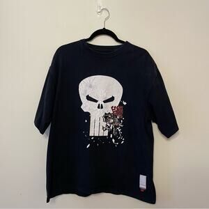 Y2K Vintage Ecko Unltd. L black white short sleeve t-shirt The Punisher Marvel